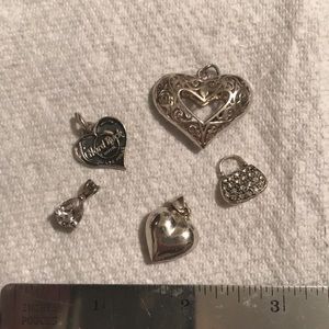 Sterling silver charms lot